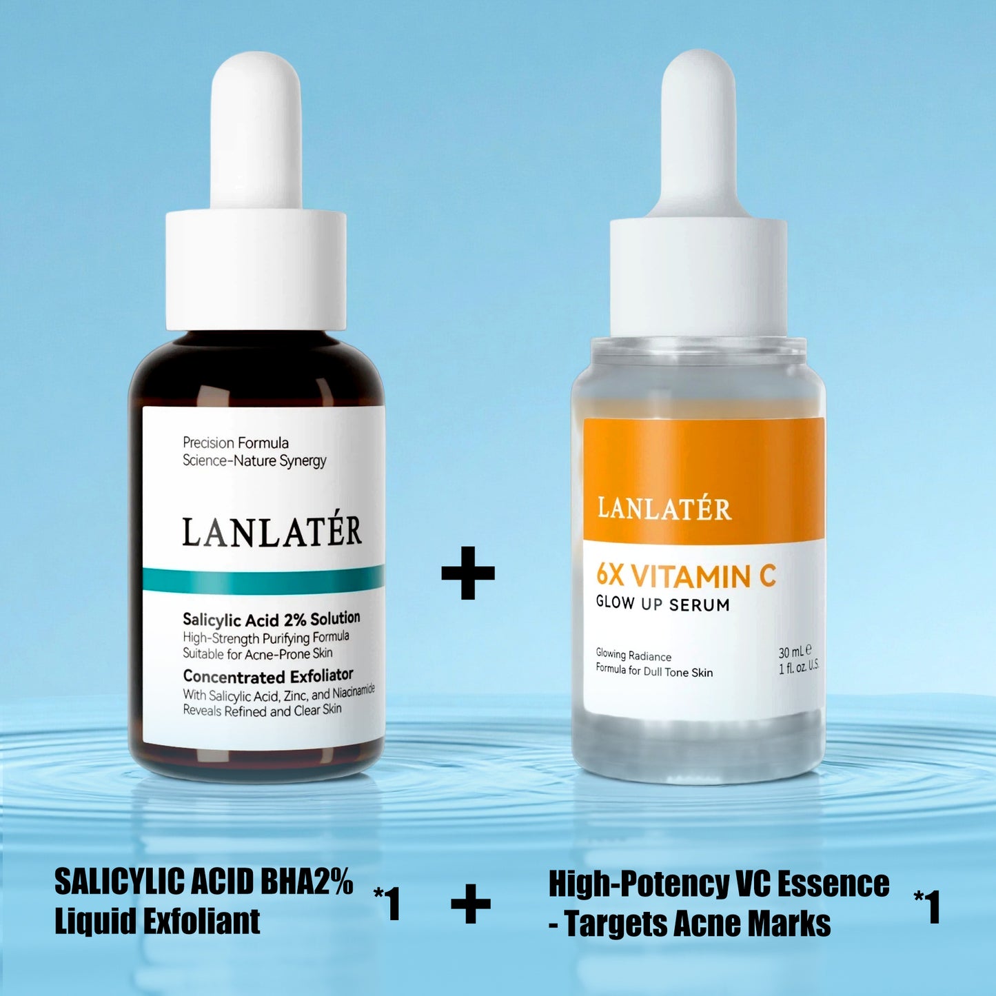 Acne & Scar Correction Protocol | 2% Salicylic Acid + High-Strength VC